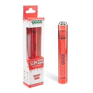Ooze Battery | Slim Clear Series | Red