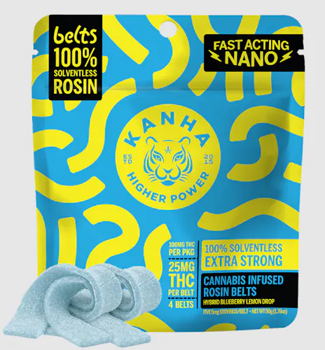 Blueberry Lemon Drop Solventless Rosin Belts 4-pack-1