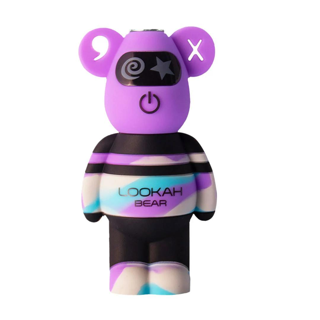 Lookah - 510 Voltage Battery Bear - **PURPLE TIE-DYE**