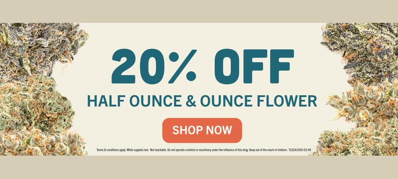 20% OFF FLOWER SALE
