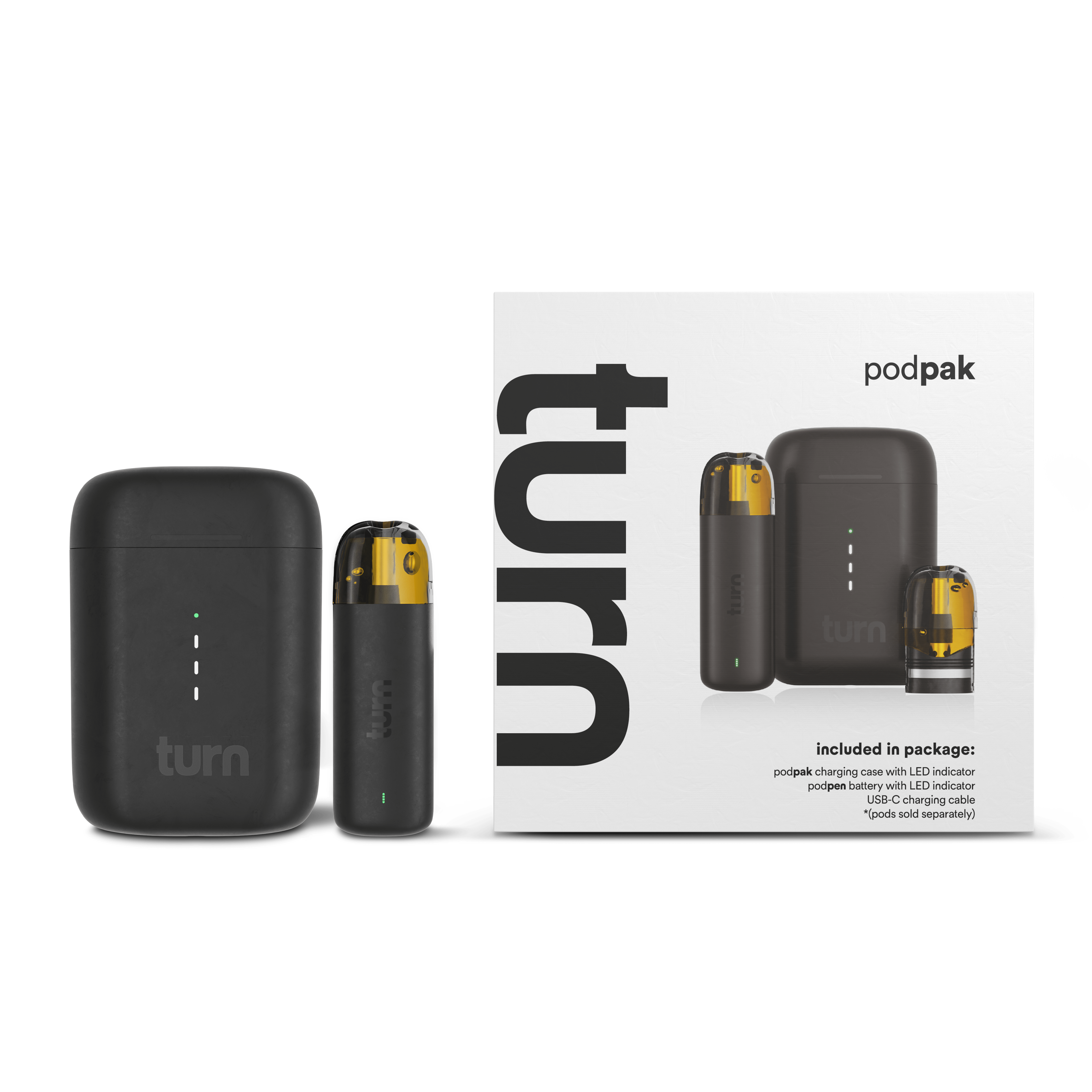 Turn Podpak Battery  Black
