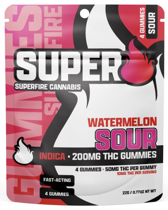 Superfire | Gummies - Sour Watermelon - 200mg