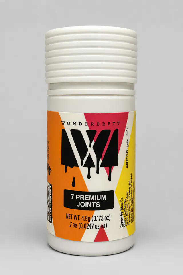 Wonderbrett Pre-Roll Pack Pineapple OG 7pk/4.9g (sativa hybrid, packs)