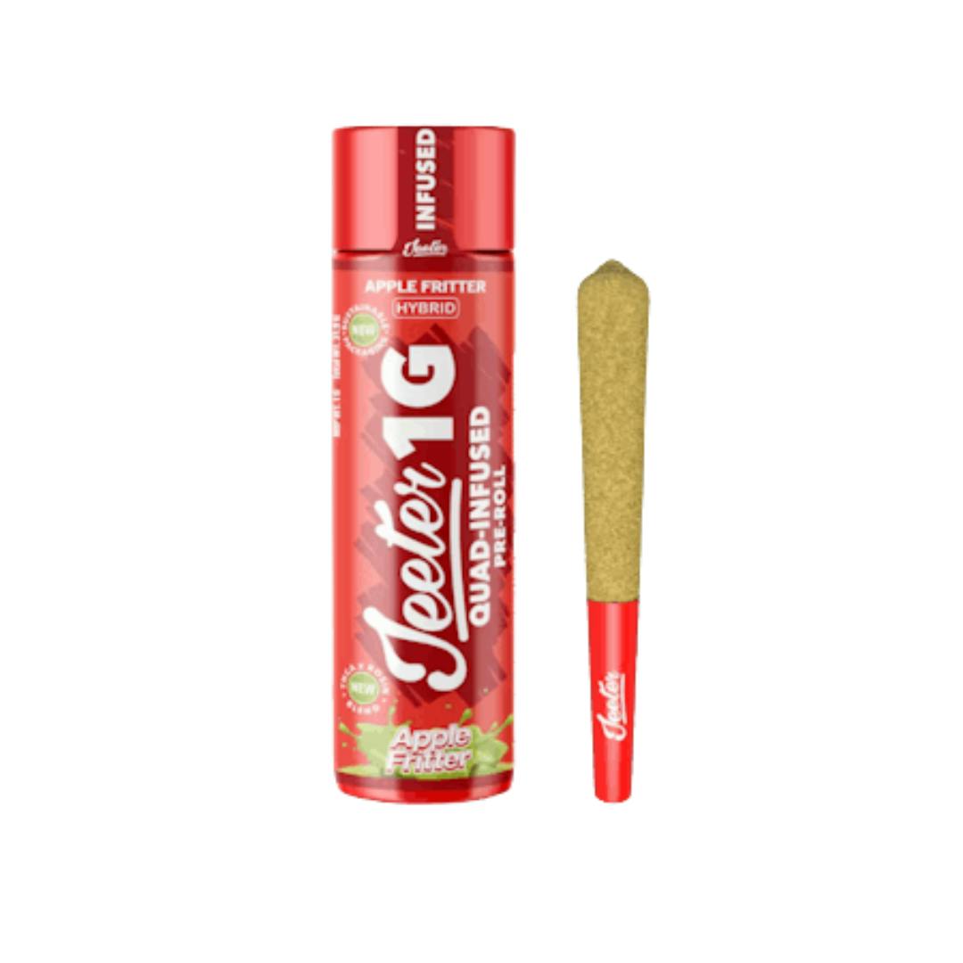 JEETER QUAD | APPLE FRITTER | INFUSED PRE-ROLL HYBRID