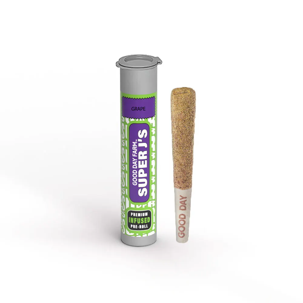 GDF: Infused Pre-Roll | Cosmic Grape x Kool Whip | Super J's | 1g