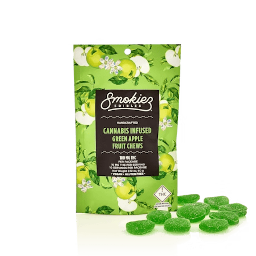 SMOKIEZ | 200MG FRUIT CHEWS | SWEET GREEN APPLE