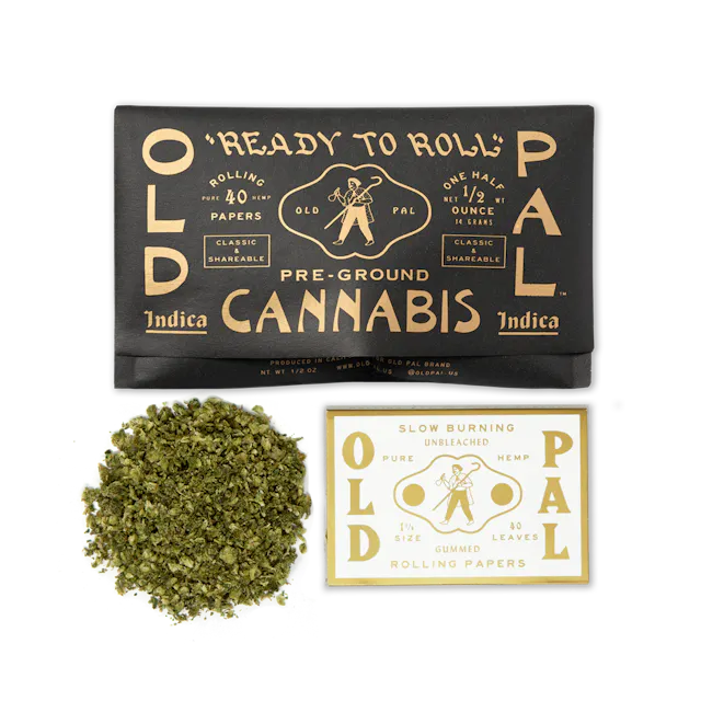 Old Pal Ready-to-Roll Bubba Kush 14g (indica, pre ground)