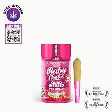 Baby Jeeter Strawberry SC Infused Pre-Roll 5-pack | 2.5g