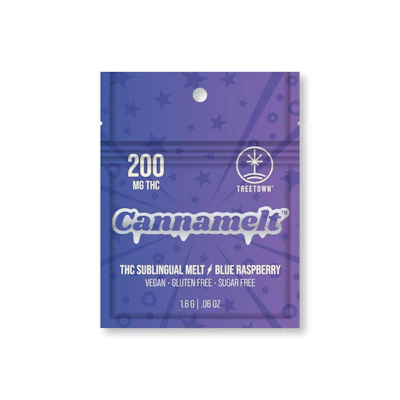 Treetown - 200mg Cannamelt - Blue Raspberry