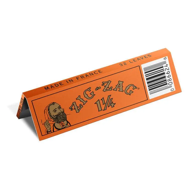 Zig Zag - Papers - Orange Leaves 1 1/4 | Cloud Cannabis (Kalamazoo)