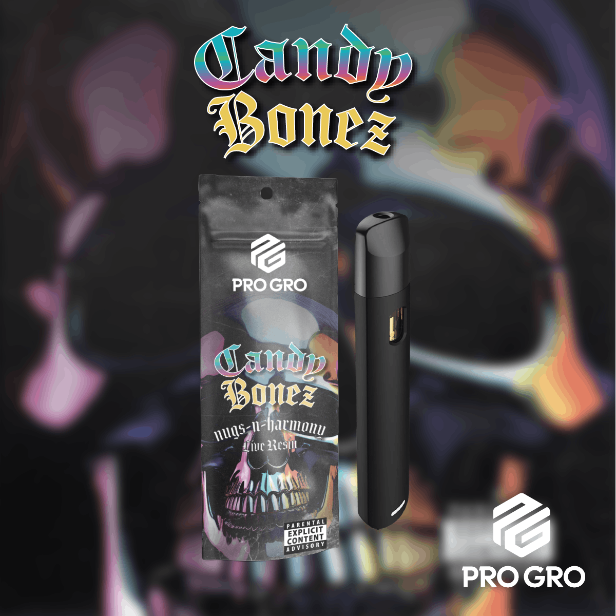 Pro Gro - 1g Live Resin Disposable - Candy Bonez