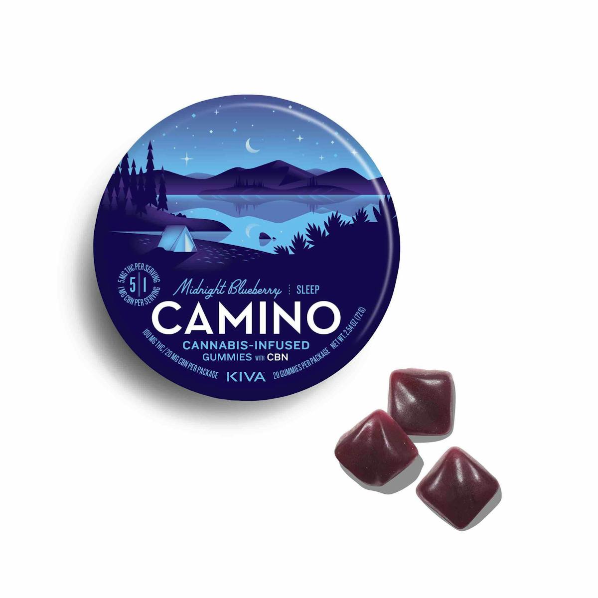 Photo of Camino Midnight Blueberry Gummies w/ CBN