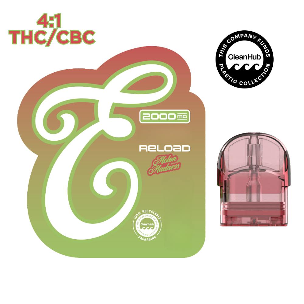 Product RELOAD - 2g FUSION - Melon Madness (4:1 THC/CBC)