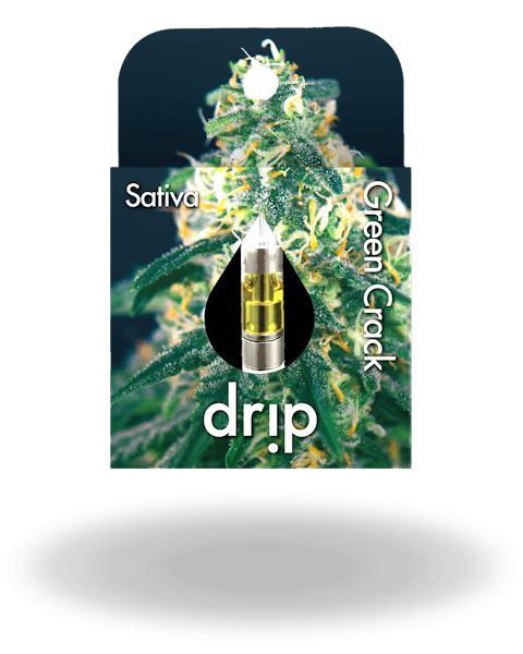 Product: Drip | Green Crack Distillate Cartridge | 1g