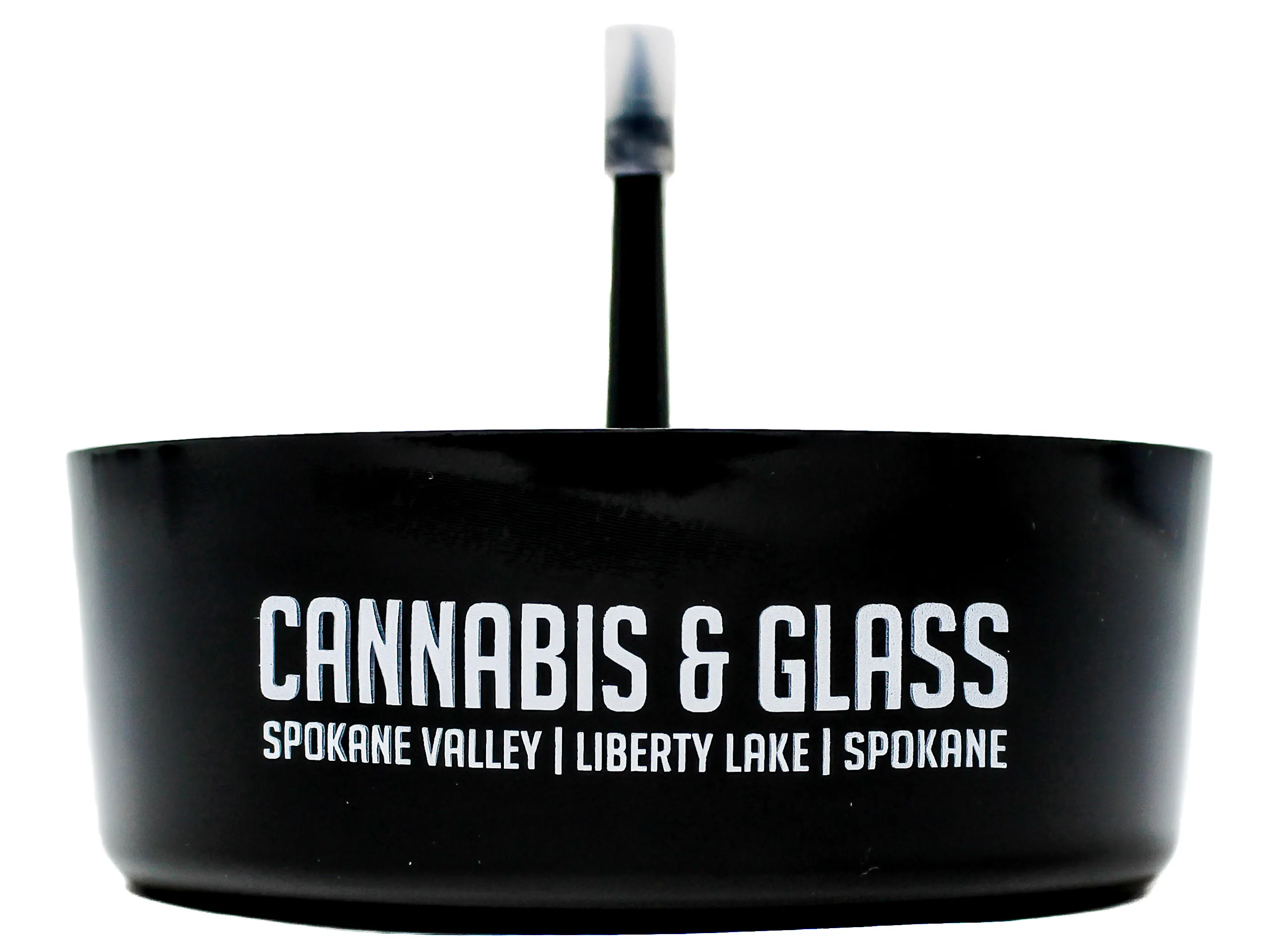 Debowler Branded Ashtray Black 89987782 | Cannabis and Glass