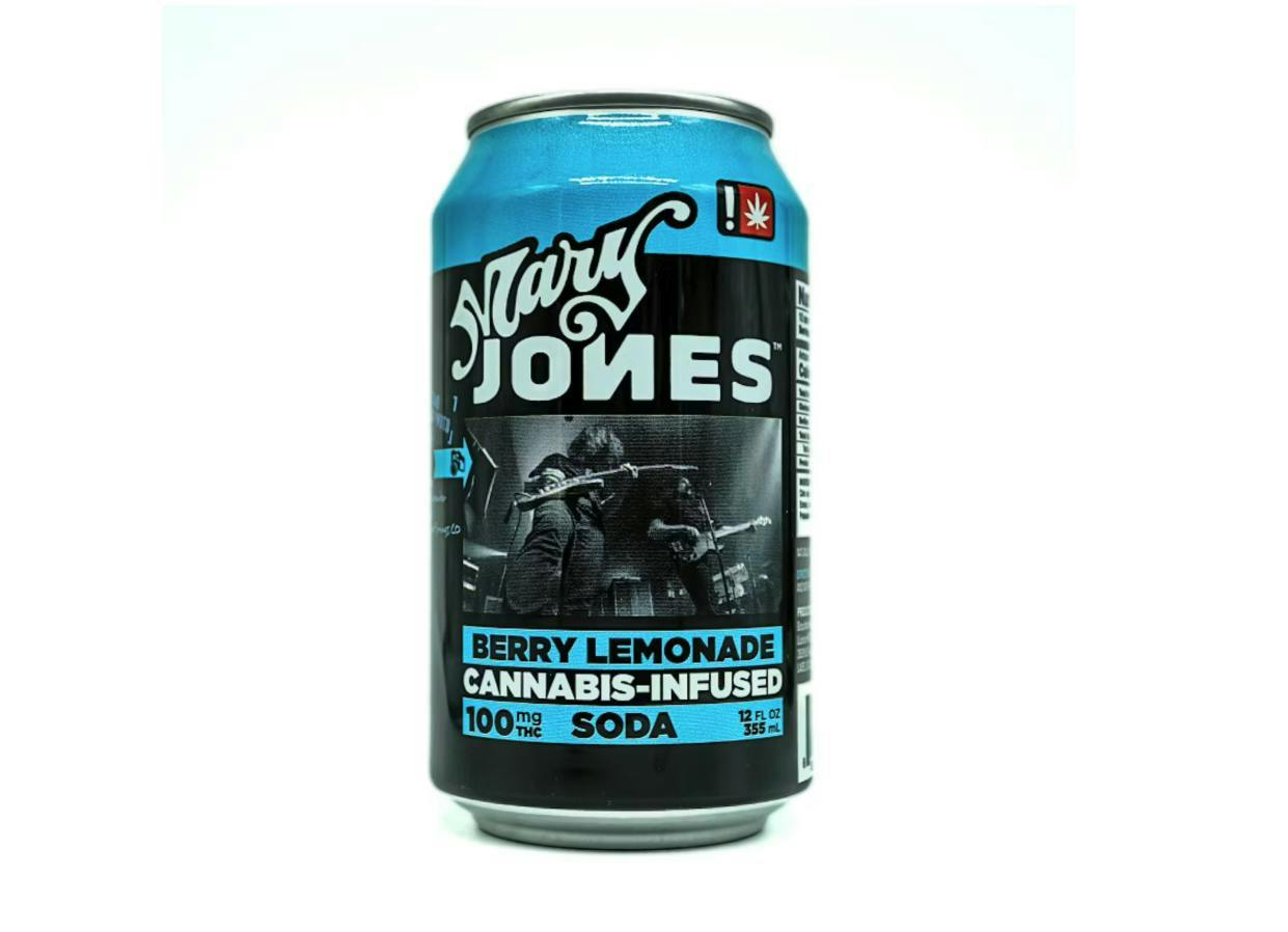 Berry Lemonade - Soda 100MG by Mary Jones – Edibles at Gatsby Cannabis