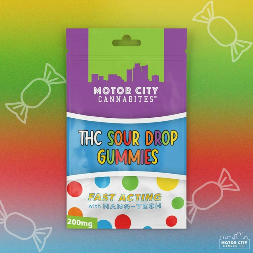Motor City Cannabites 200mg Sour Drops