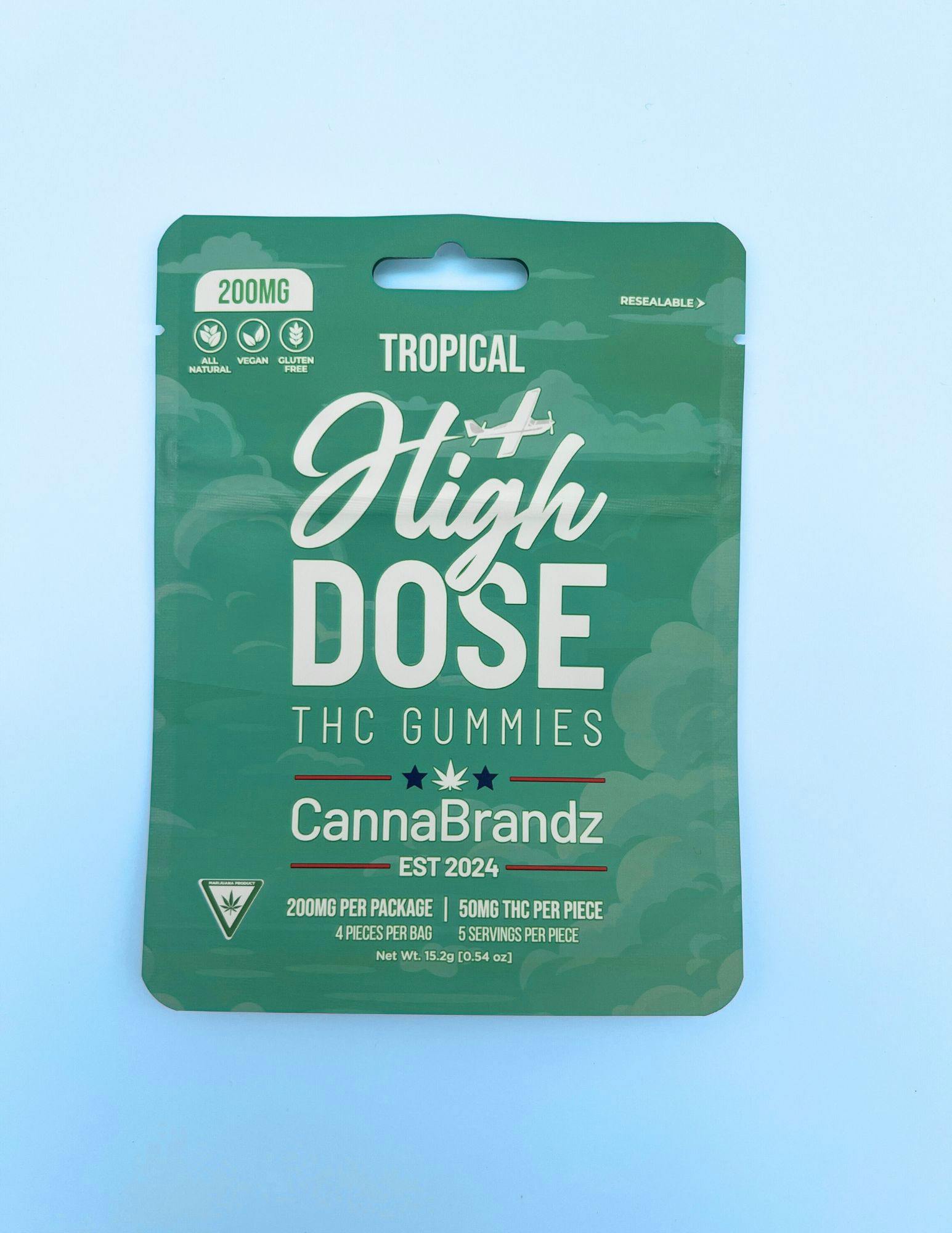 Product: HIGH DOSE | TROPICAL | GUMMIES | 200MG