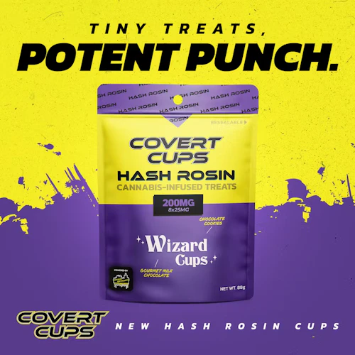 Covert Cups - 200mg Hash Rosin Cups - Wizard