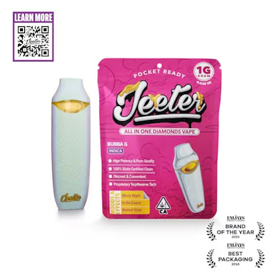 Jeeter - 1g Liquid Diamond Disposable - Bubba G