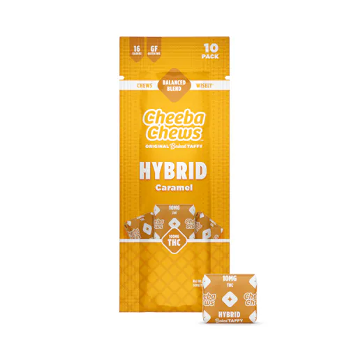 Cheeba Chews | Caramel Taffy | Trifecta | 1 THC : 1 CBD : 1 CBG | 20pk/100mg-1