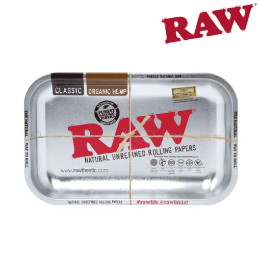 Raw | Medium Steel Rolling Tray - 11in x 7in