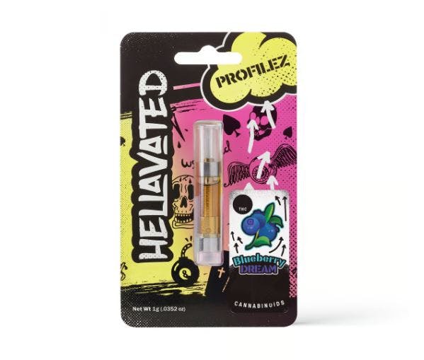 Hellavated - Blueberry Dream Vape Cartridge (1g) | Far & Dotter (Timonium)