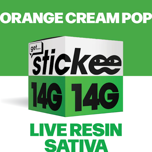 STICKEE | Orange Cream Pop | 14G | Live Resin Concentrate