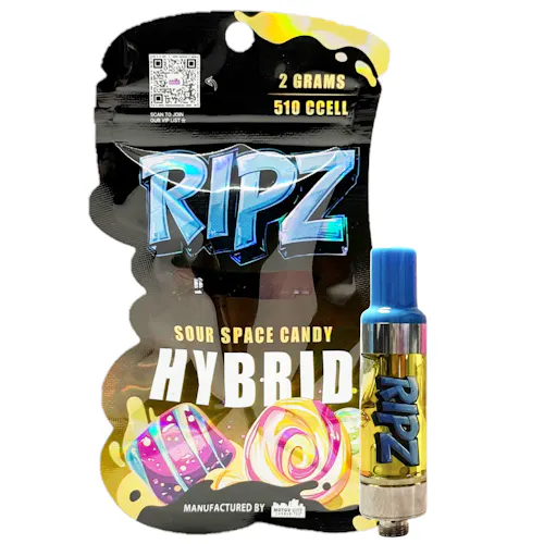 Ripz Sour Space Candy Cartridge Rec-1