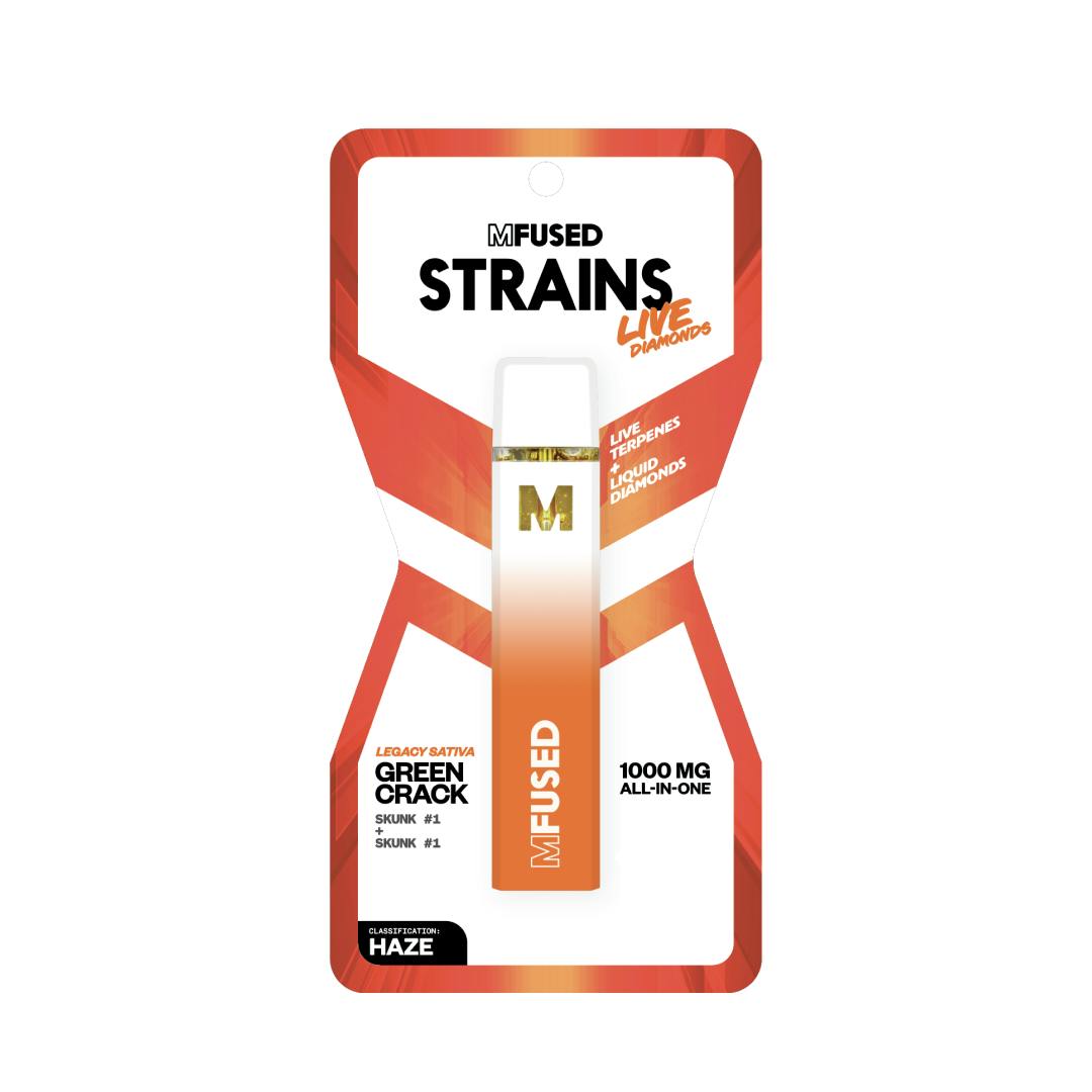MFused Green Crack Live Diamonds Disposable