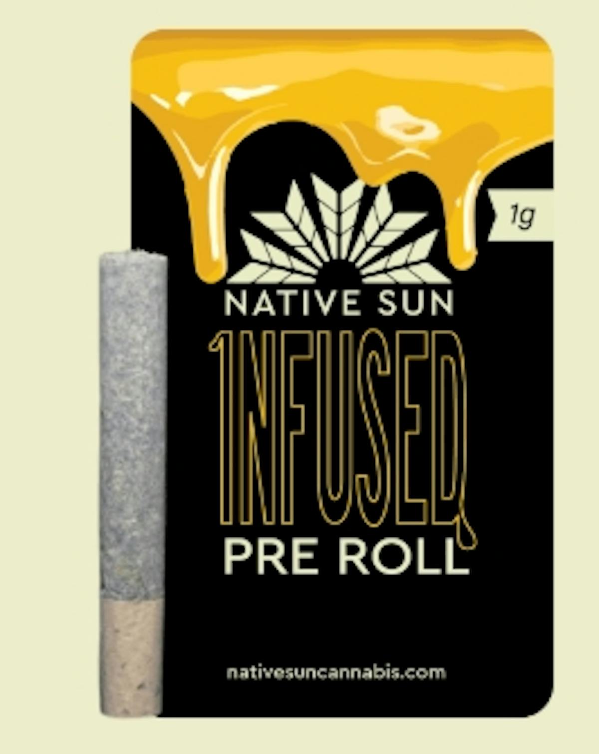 Photo of 4×4 1g Infused Pre-Roll Native Sun (Single Pre-Roll)