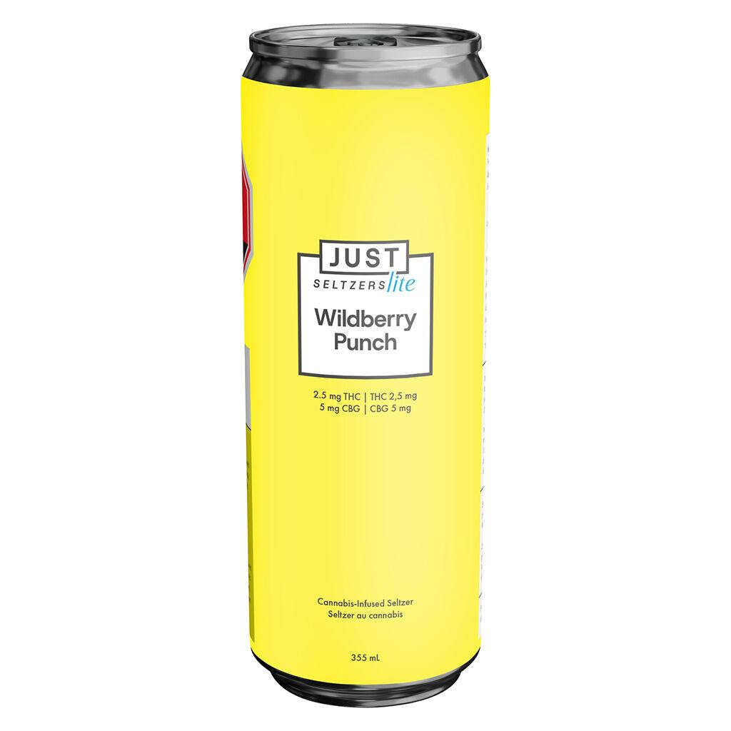 JUST Seltzers Lite - Wildberry Punch 2.5 THC + 5 CBG Seltzer