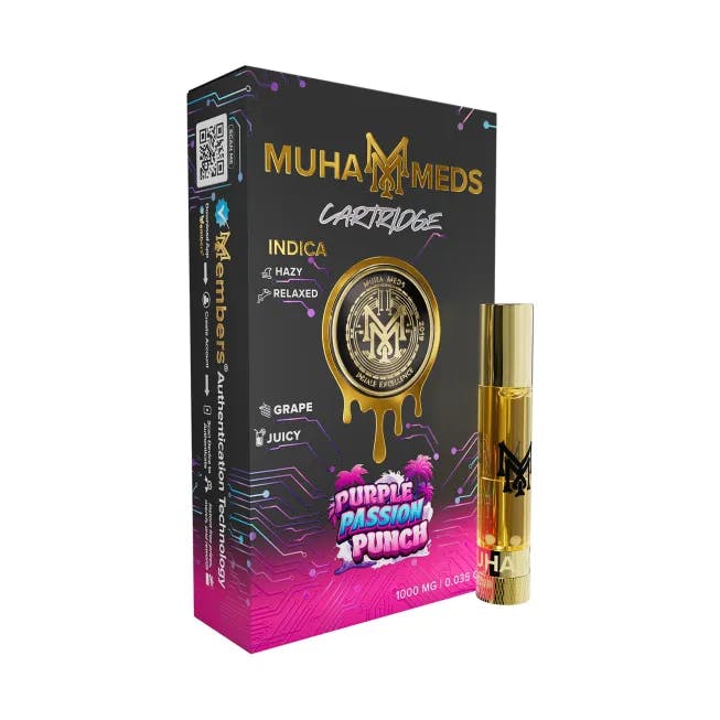 Muha Meds - 1g Cart - Purple Passion Punch
