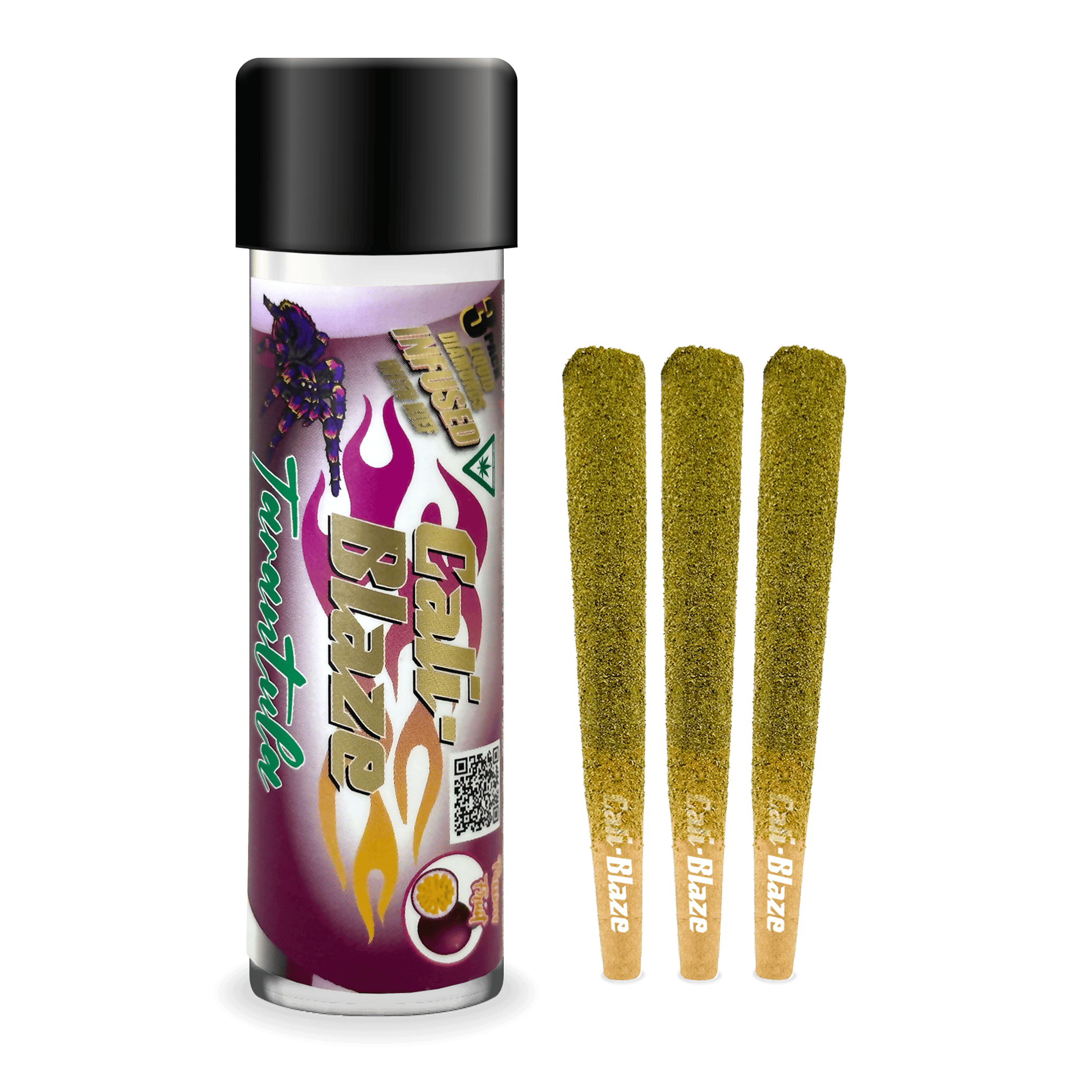Cali-Blaze | Tarantula Pre-Roll 3-Pack - 3g - Passionfruit