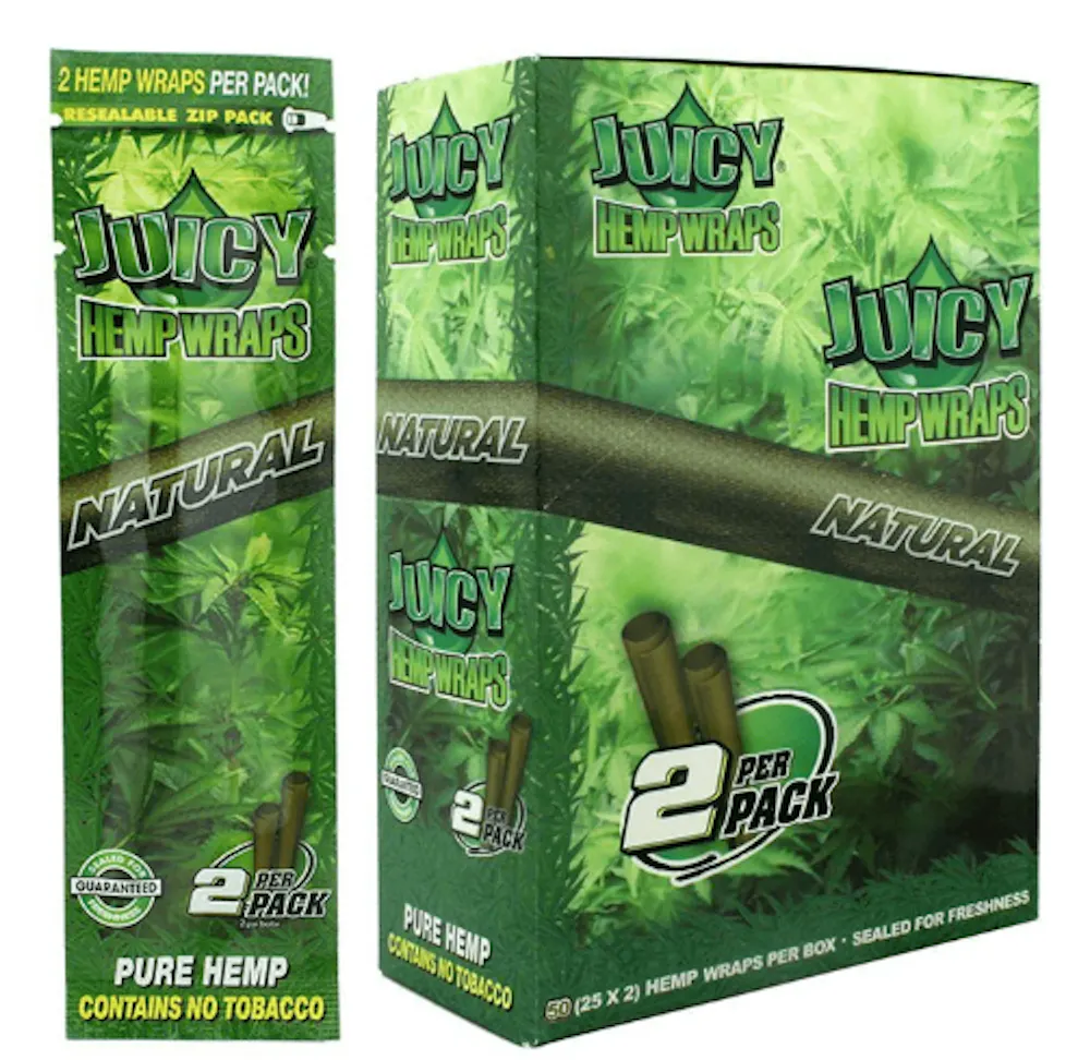 Product Juicy Jay's - Hemp Wraps - Natural - 2pk