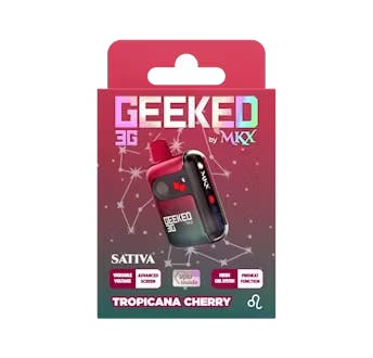 Geeked | Tropicana Cherry Disposable Vape | Sativa