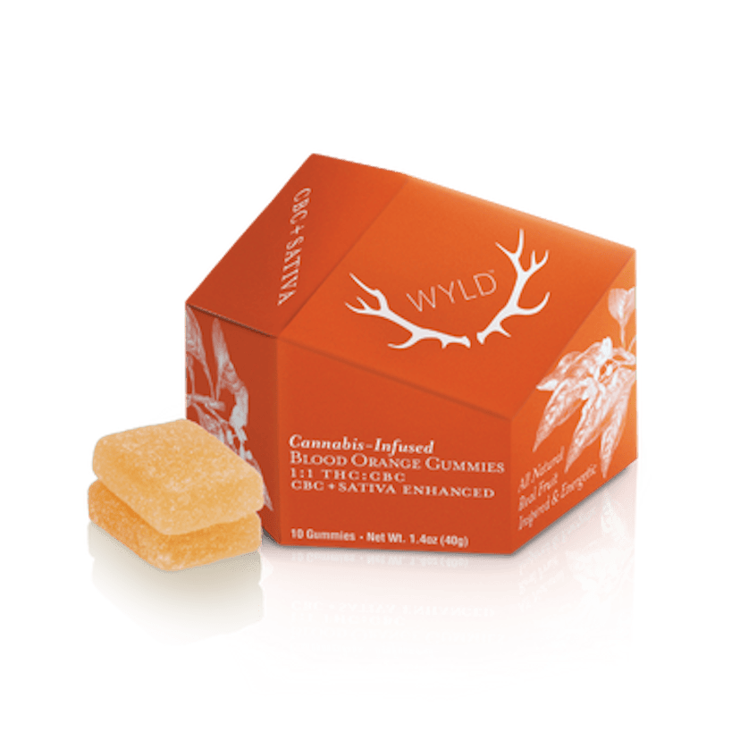 200mg | Blood Orange 1:1 CBC Sativa Enhanced Gummies