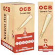 OCB Brown Rice Unbleached Cones