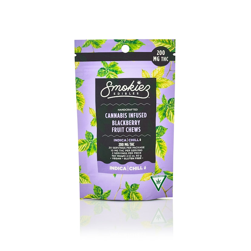 Smokiez | 200mg Gummies | Sour Blackberry