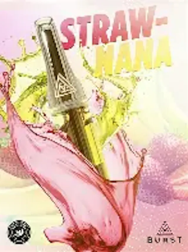Pyramid Burst Cartridge Strawnana 1g (hybrid, cartridges)