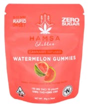 Hamsa Fast Acting Sugar Free Watermelon Edibles 10pk 100mg