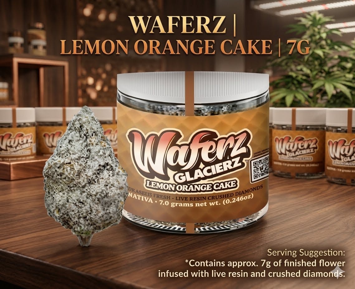 Product Waferz | Lemon Orange Cake | .52% terps