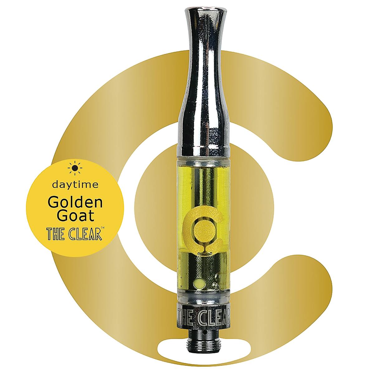 The Clear Elite l Golden Goat All-In-One Vape Cart (Disposable) l 0.5g -  Eastern Green Cannabis - The Clear Elite l Golden Goat All-In-One Vape Cart  (Disposable) l 0.5g Near Me -