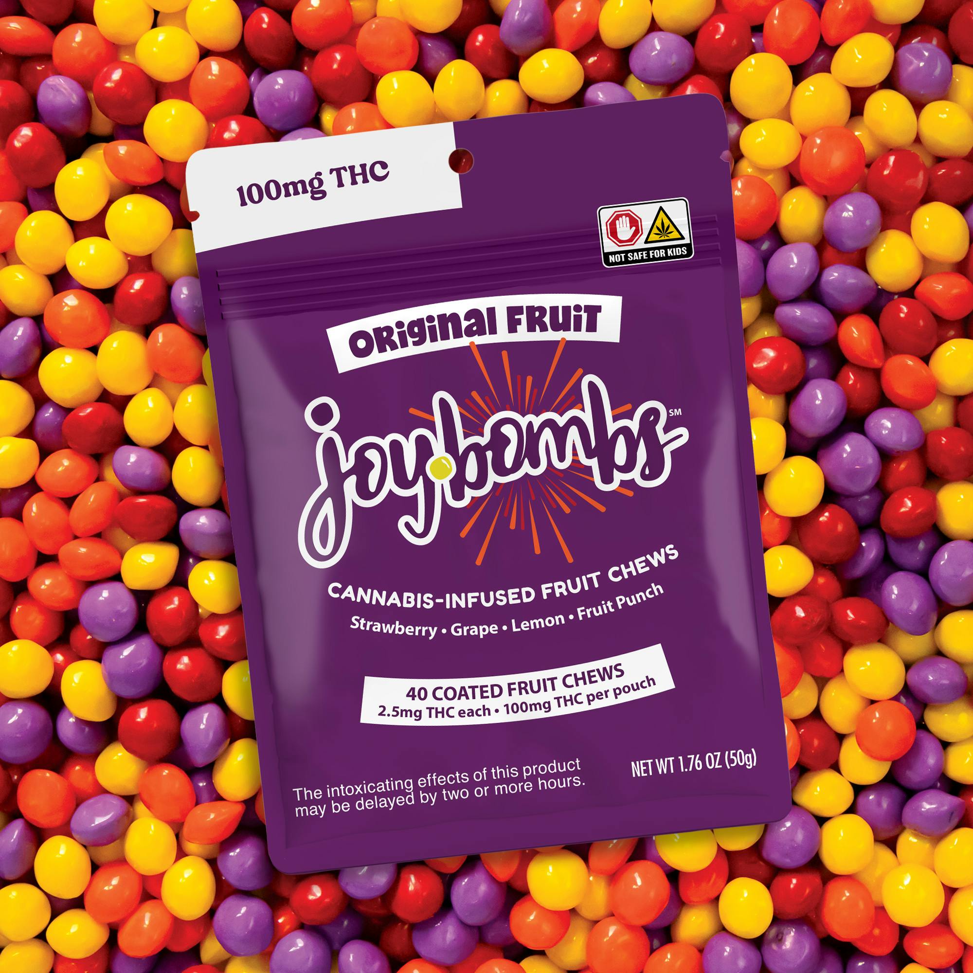 Joyibles Joybombs Original Fruit (40pk) 100MG