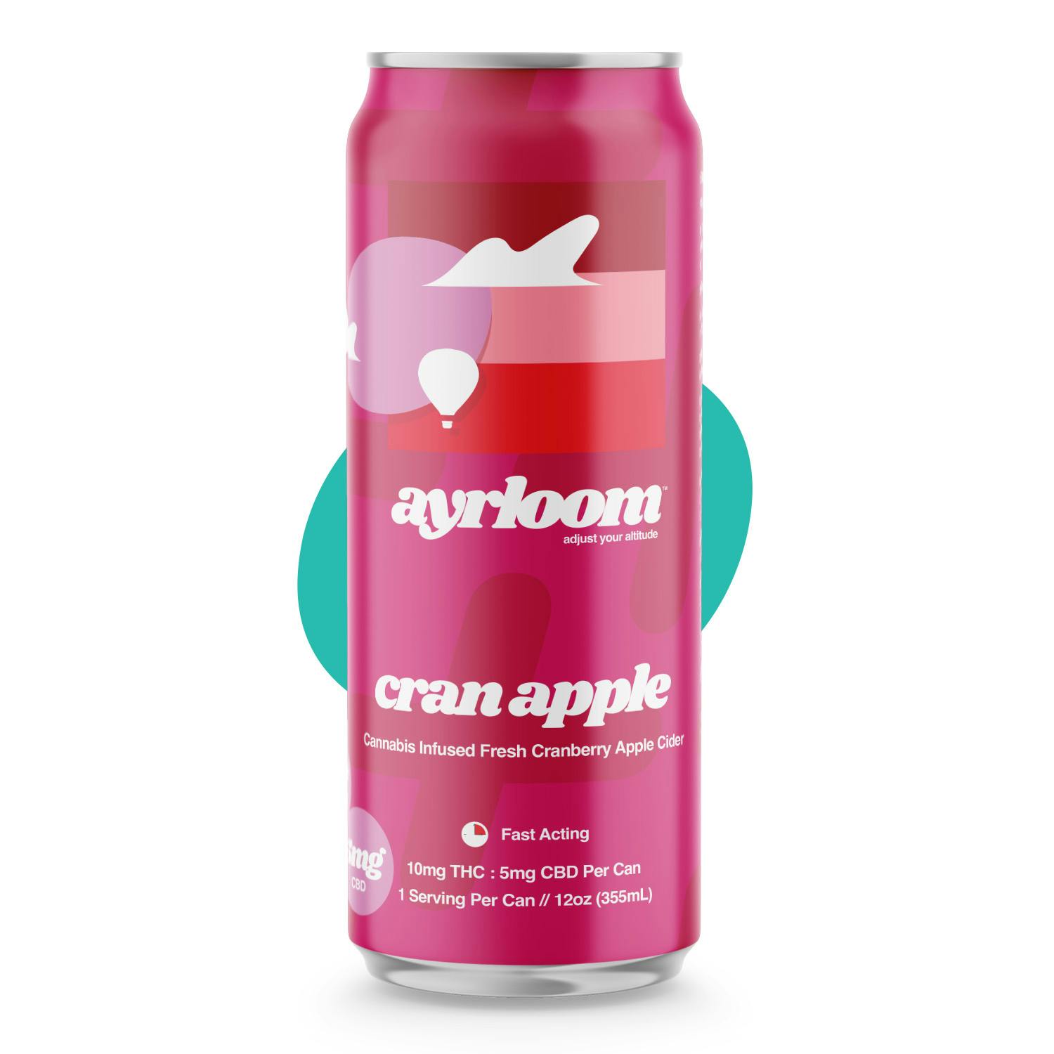 Ayrloom | Cranberry Apple | 2:1 | 10MG THC : 5MG CBD| Singles