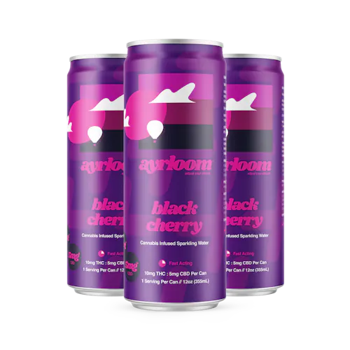 AYRLOOM | 2:1 BLACK CHERRY INFUSED SPARKLING WATER | 40MG-1