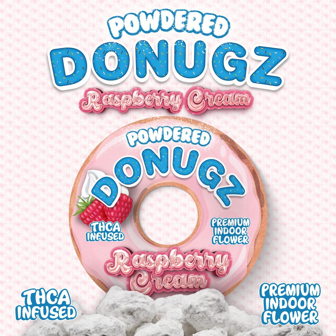 Powdered Donugz - 3.5g Infused Prepack - Raspberry Cream