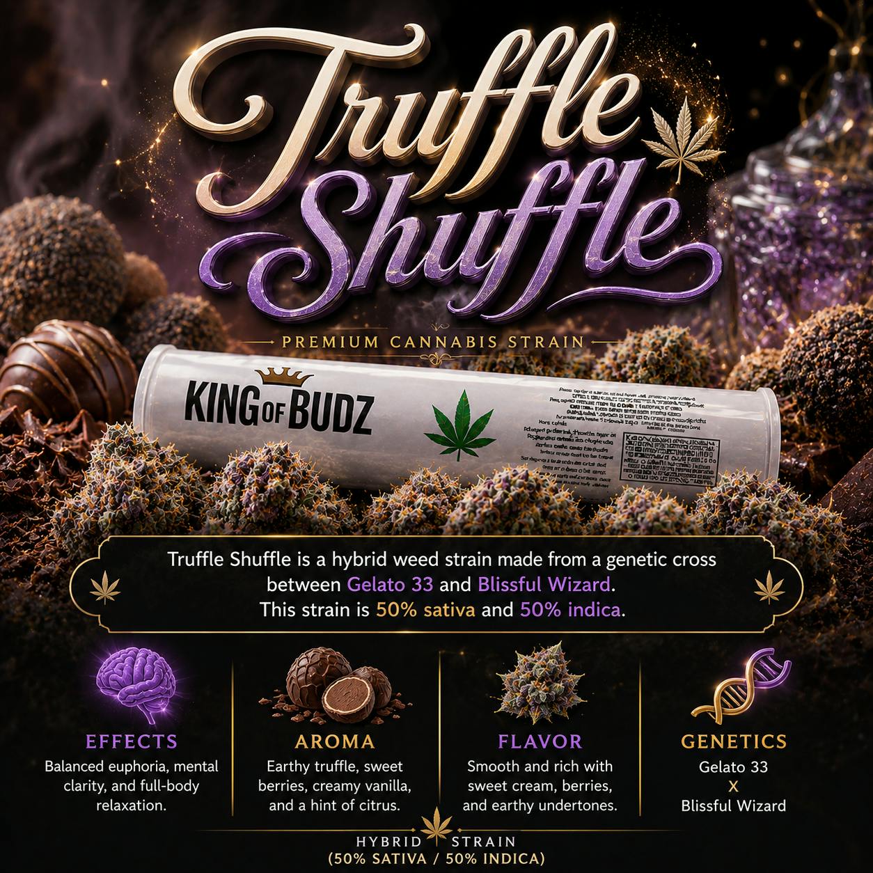 KOB - 1g Preroll - Truffle Shuffle