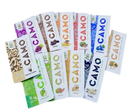 Product Natural Leaf Wrap | Self Rolling Wraps 5pk  | Camo