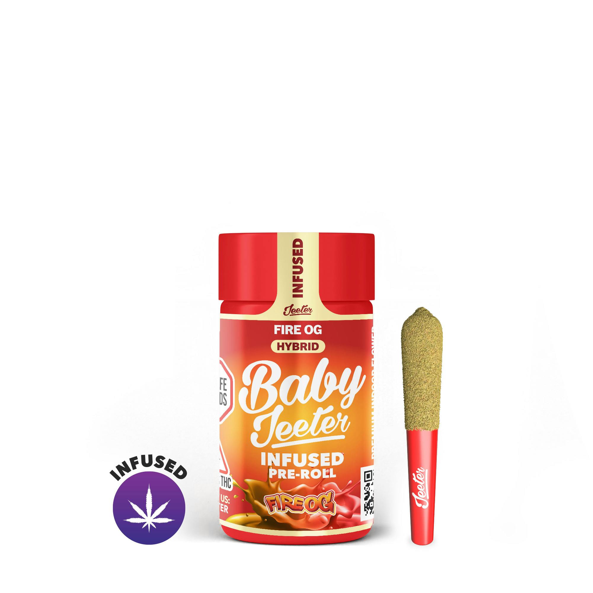 Photo of Fire OG Baby Jeeter Infused Pre-Roll 5-pack | 2.5g